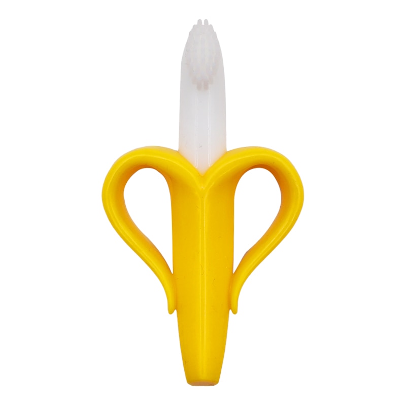 Banana Teether Baby Silicone Toothbrush